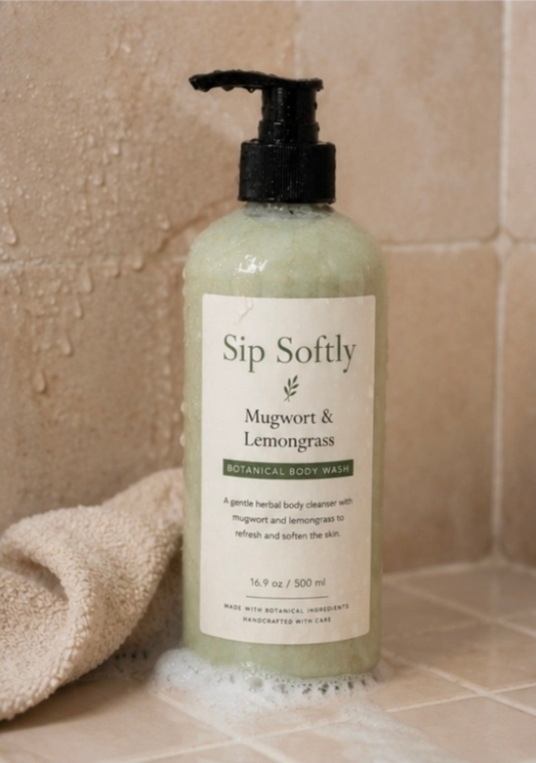 Mugwort & Lemongrass Botanical Body Wash