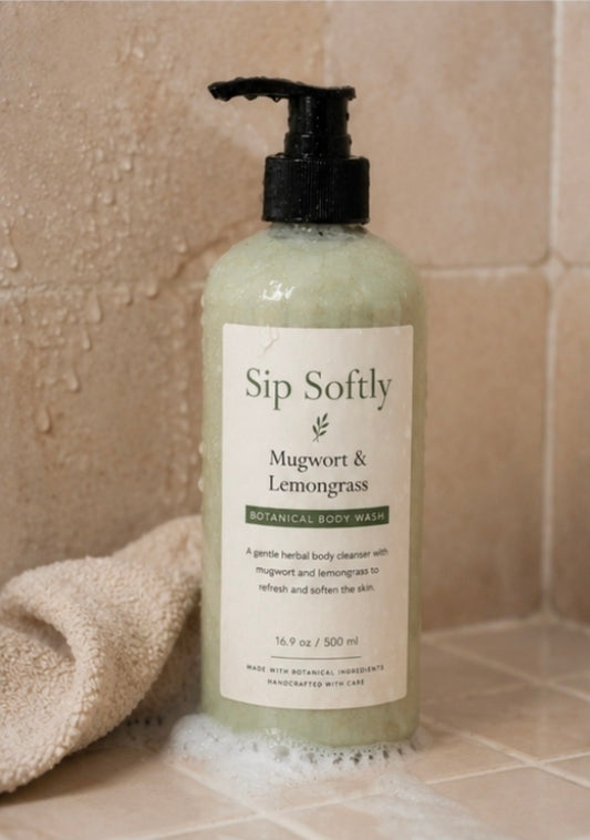 Mugwort & Lemongrass Botanical Body Wash